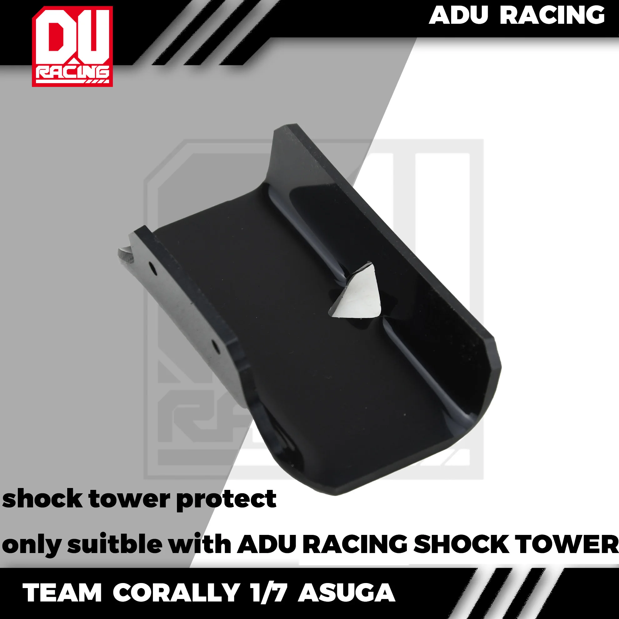 ADU RACING NYLON SHOCK TOWER MOUNT PROTECT FOR TEAM CORALLY 1/7 ASUGA XLR 6S BUGGY