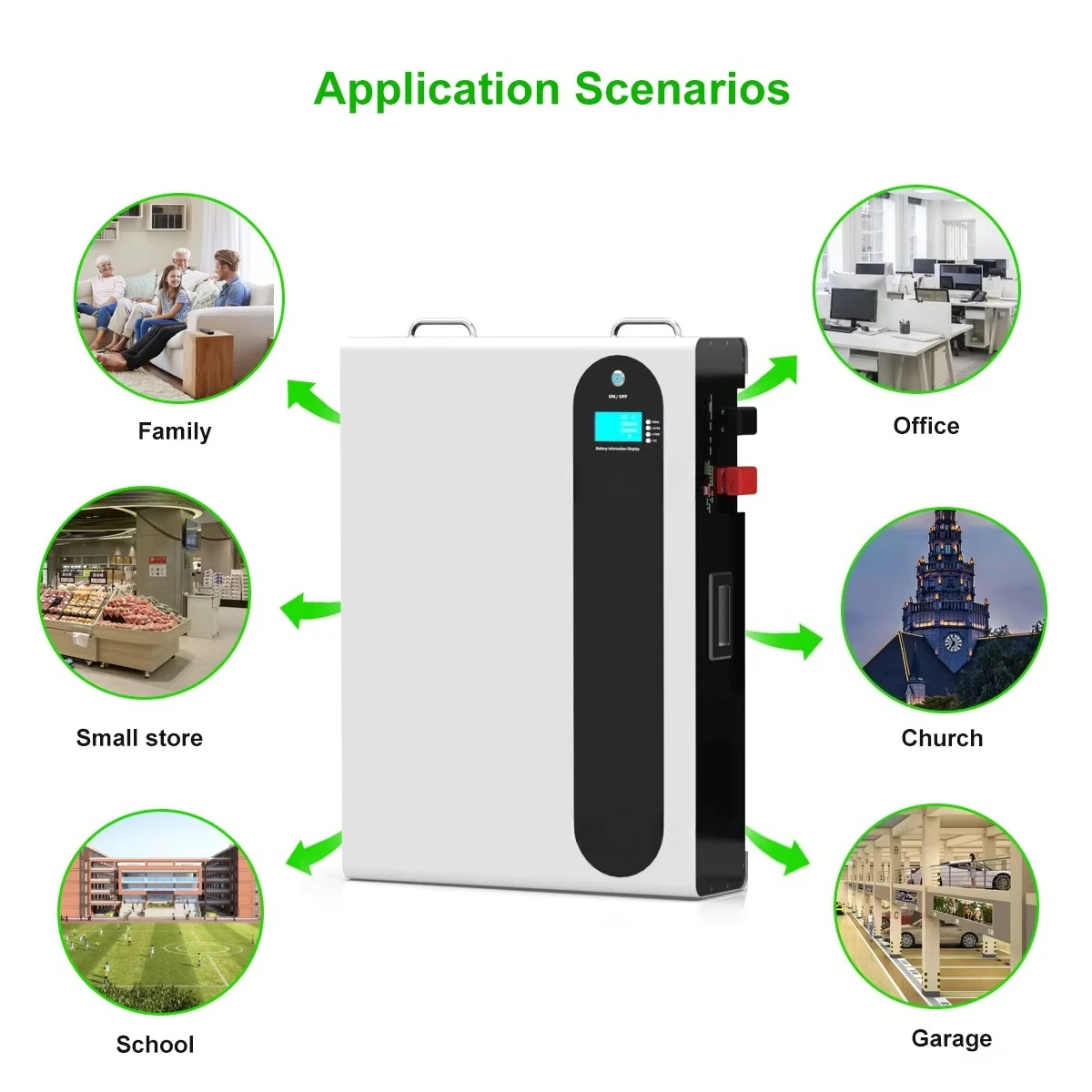 10kwh Solar Inverter Battery 48v 200ah 51.2v Wall Mounted Home Energy Storage System EV Charge Station with MPPT Controller