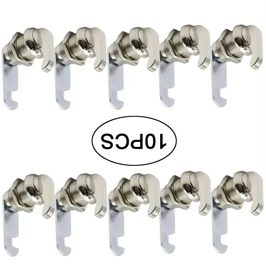 

Brand New 10PCS/LOT Zinc Alloy Cam Locks RV Marine Yacht Thumb Turn Lock File Cabinet Locks Keyless