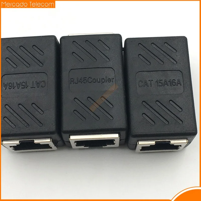 이더넷 케이블 익스텐더, RJ45 cat 5 cat 6 커플러, 익스텐더 커넥터, 이더넷 커플러 암에서 암으로, 10PCs/로트