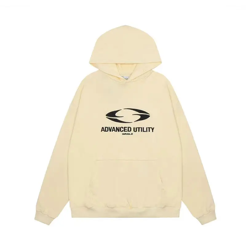 Men's Street Wear Autumn_Winter Ecstasy Letter Pattern Printed Hoodie Women's Y2K Style Harajuku Sports Hip Hop Hoodie New Style