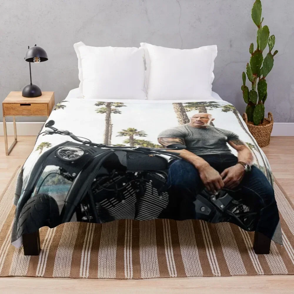 

Dwayne Johnson Throw Blanket Elegant Warm Throw Blanket for Hotel Home