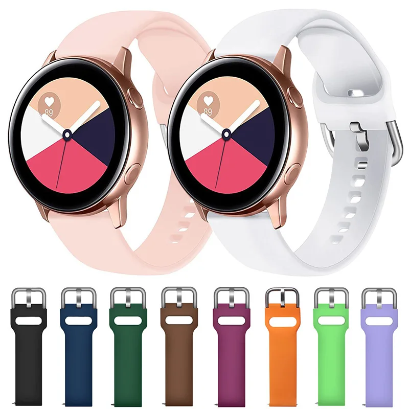 Strap For Samsung Galaxy Watch Active 2 44mm 40mm ремешок 20mm 22mm Watch Band For Galaxy 46mm Amazfit Gear Sport Wrist Bracelet