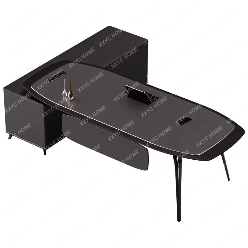 A Boss desk simple modern supervisor manager large shift desk president desk