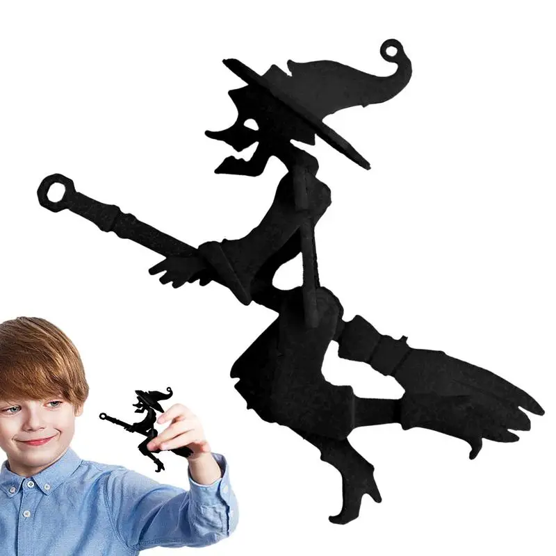 Small Particle Assembly Educational Toy 3D Printing Halloween Witch Assembly Model Horror Festival Character Toy For Bedroom