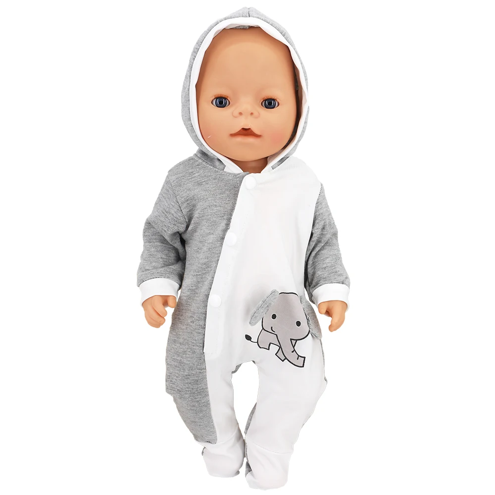 Doll Onesie Suit For 17-18 Inch Doll, Doll Unicorn Dress, 43cm Doll Clothes, Holiday And Birthday Gift, Without Doll - Image 4