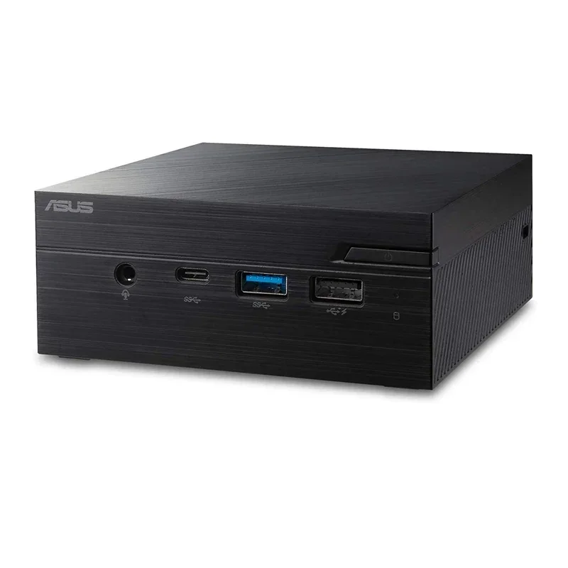 ASUS PN40 PC Mini tanpa kipas barebone dengan Intel Celeron & terintegrasi Intel 4K UHD grafis HDMI, DisplayPort Mini, WiFi 5 BlueTooth