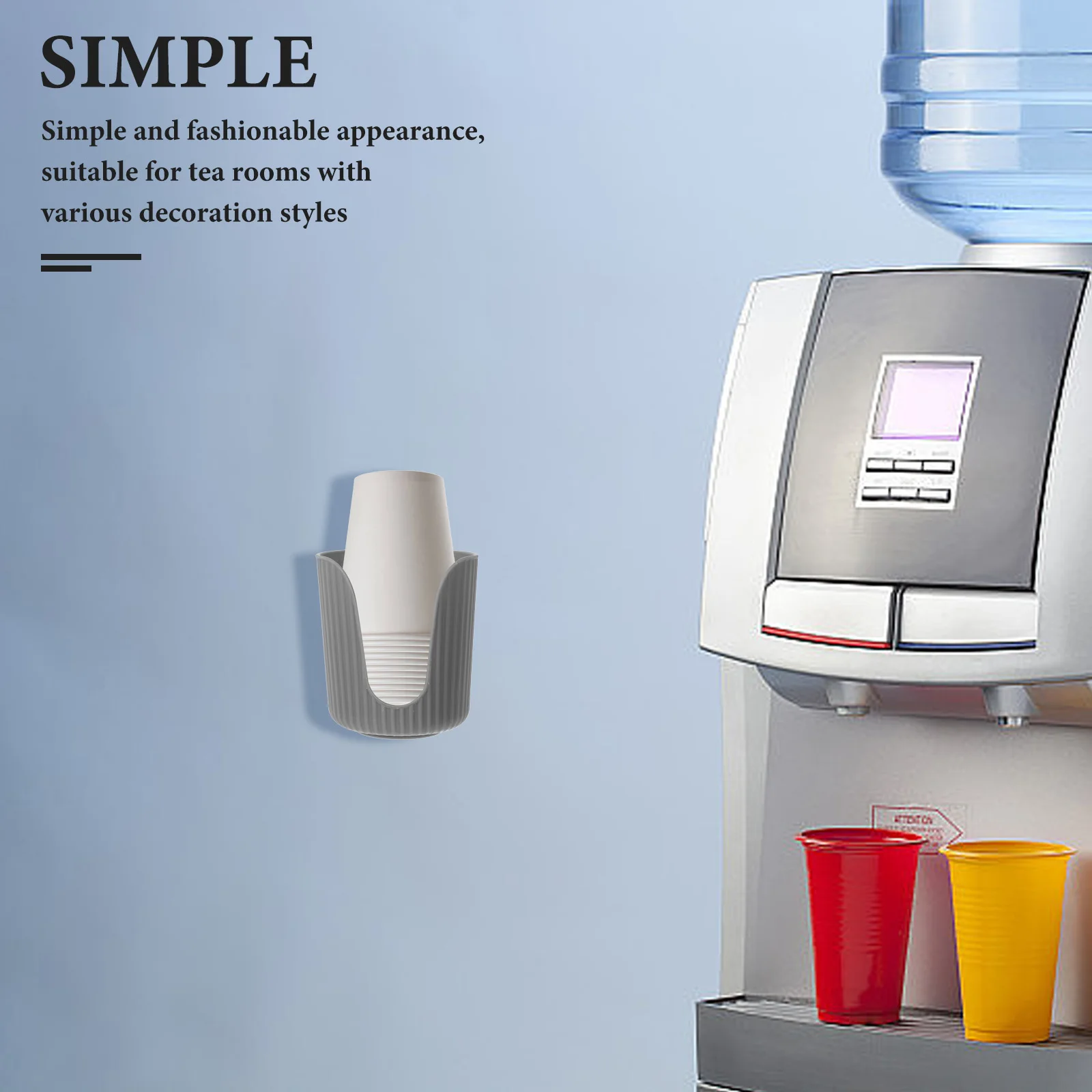 

1pc Pantry Storage Paper Desk Paper Cup Holder Cup Holder Large Capacity Disposable Cups Organizer Home Office Bar Use