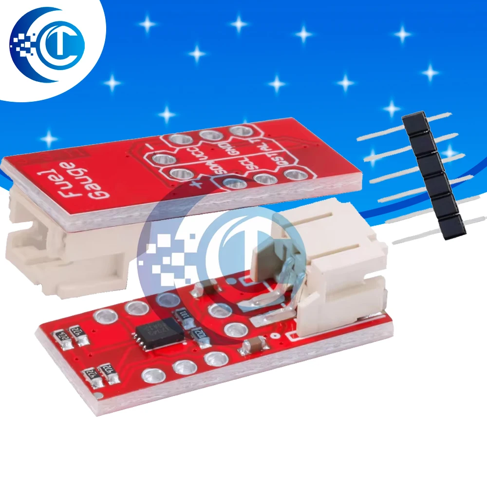 MAX17043 Lithium Battery Detection Module: I2C Interface with A/D Conversion & Alarm Function MAX17043 Lithium Battery Monitor M