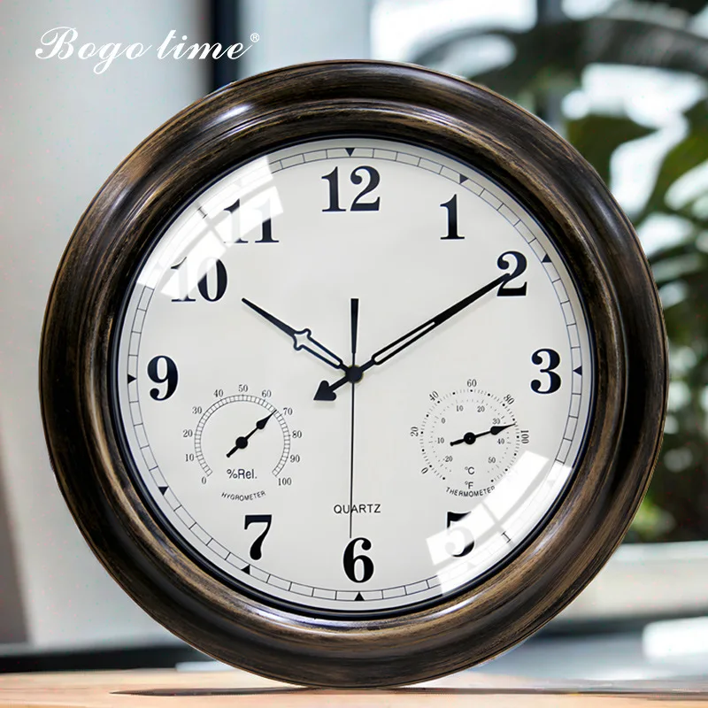 

Home Decor Clocks 18-inch waterproof outdoor clock factory workshop clock villa swimming pool golf course waterproof wall clock