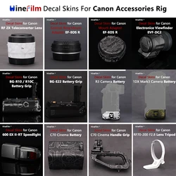 BG-R10 BG-R10 Camera Battery Grip Sticker C70 R3 1D MARK III Battery Skin For Canon Accessories Rig Protector Sticker