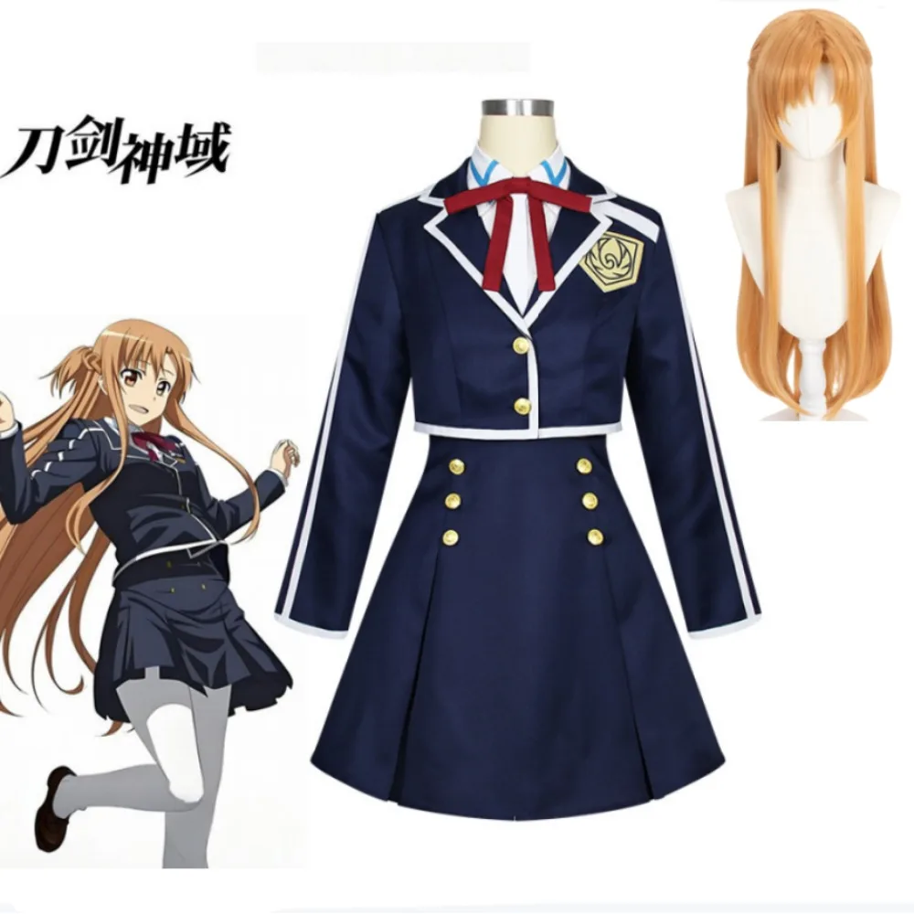 

Sword Art Online Asuna Yuuki Same Style Cosplay Set Adult Women Anime Halloween Carnival Comic Con Party Role Play Outfit