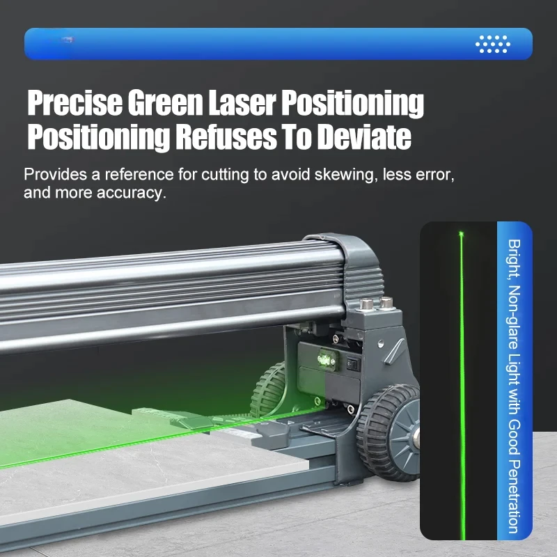 New Manual Tile Cutter Infrared Laser Positioning Floor Cutter Push Knife Professional Hand Tool for Cutting Porcelain Ceramic