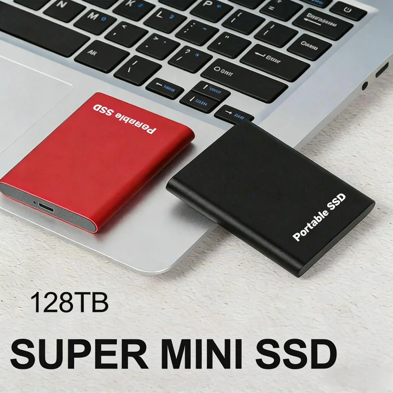 

Хит продаж 2026 года: новый высокоскоростной портативный SSD-накопитель CEYYOR - 128 ТБ ультра-быстрое внешнее хранилище для ноутбуков/ПК.