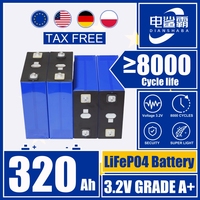 Lifepo4 batterie 320ah DIY 12V 24V 48V Rechargeable Lithium Iron Phosphate RV EV Boat Golf Cart Yacht Van Cell Pack
