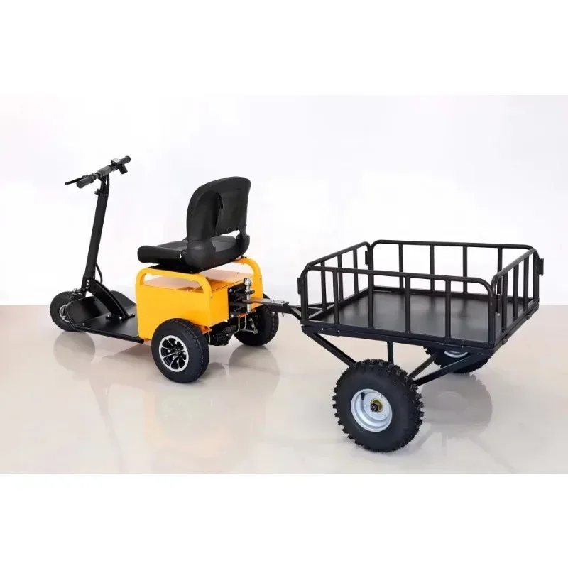 Electric Tractor Power Tractor Order Pickup Car Power Platform Trolley Sitting Position