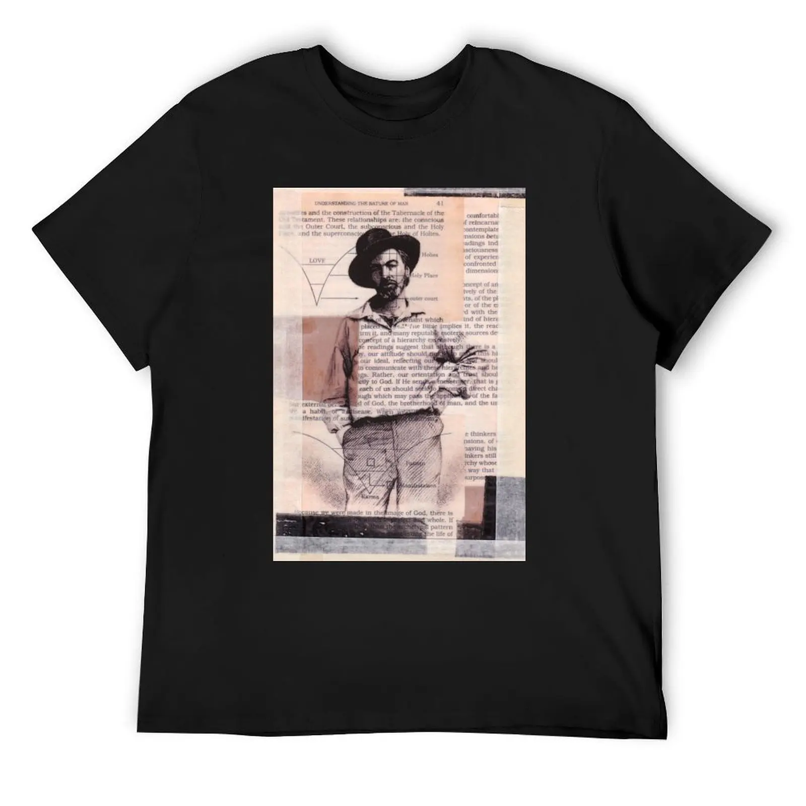 Walt Whitman T-Shirt cute clothes anime figures quick-drying tshirts for men