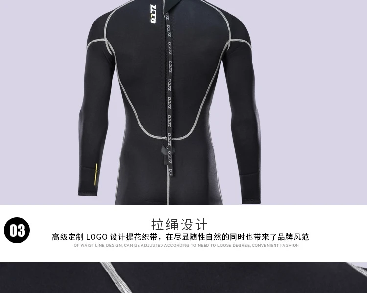 3MM Neopren Neoprenanzug Männer Frauen Surf Tauchen Anzug Ausrüstung Unterwasser Angeln Speerfischen Kitesurfen Bademode Neoprenanzug – Detail 27