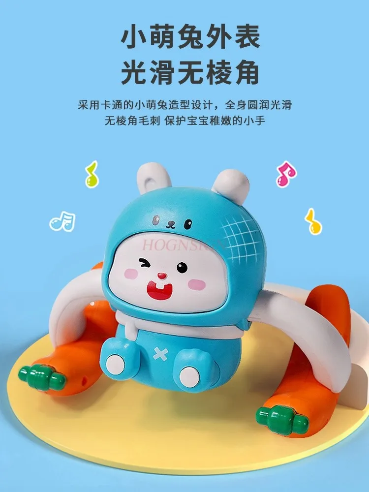 Little Monkey Music Sensing Puzzle for Children Rolling Rabbit Baby Toy 0-1 Year Old Head Up Crawling