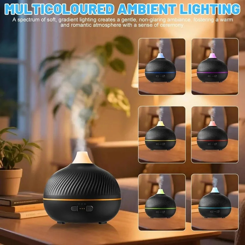Onion Head Aromatherapy Machine Ultrasonic Humidifier Colorful Atmosphere Light Aromatherapy Machin Air Humidifier for Hotel Spa