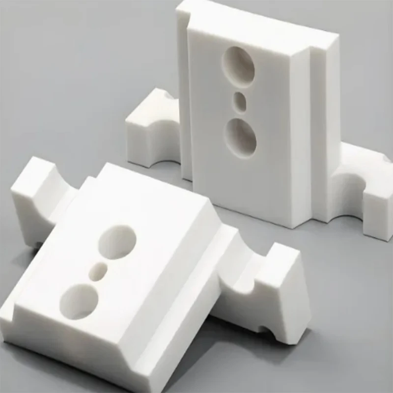 Customized Precision CNC Machining Turning Milling Plastic Guide Rail Buffers CNC Machined Plastic Parts