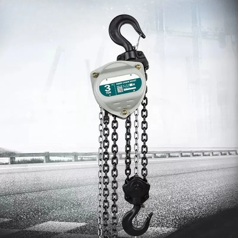 Heavy Duty Hand Chain Hoist 1Ton 2Ton 3Ton 5Ton 10Ton Industrial Manual Chain Lifting Hoist With Safety Hook CE Certified