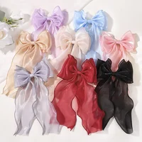 LOVEKIKI, 1 Uds., elegante lazo grande, coleta para el pelo para niñas, pinzas para el pelo, cinta de hilo de Boutique, accesorios para el cabello a la moda para mujer