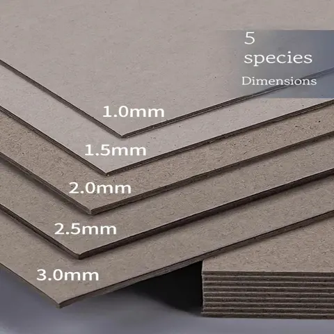 A4/A5 White Thicked Kraft Paper Hard Cardboard Diy Handmake Card Making Craft Paper Chipboard Backing Board 1/1.5/2/2.5-3mm