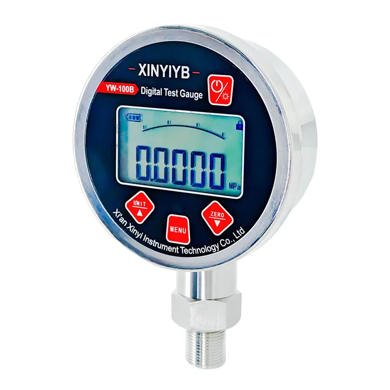 

High Precision Stainless Steel Water Oil Gas Digital Hydraulic Vacuum Pressure Gauge Manometer