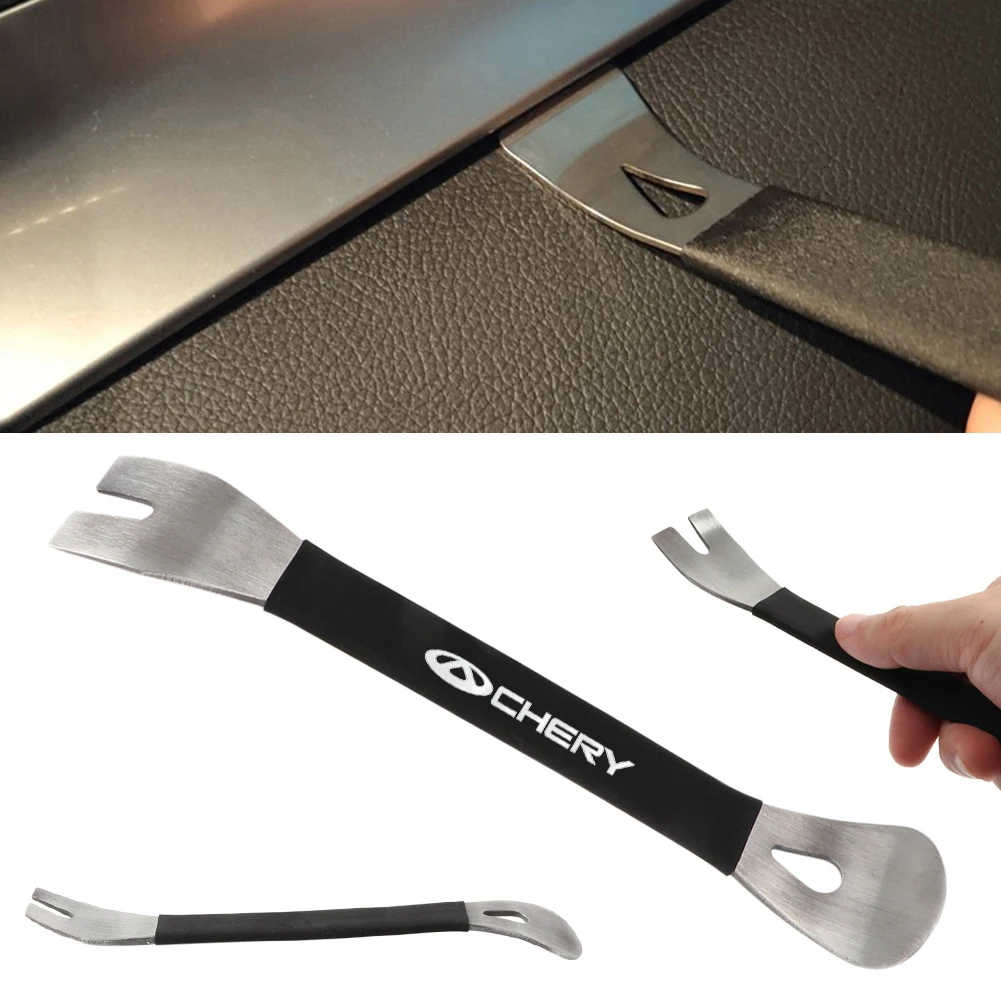 1PC Car Interior Installation Removal Tool Stainless Steel Pry Plate For CHERY TIGGO 3 4 5 7 PRO 8 Accessories