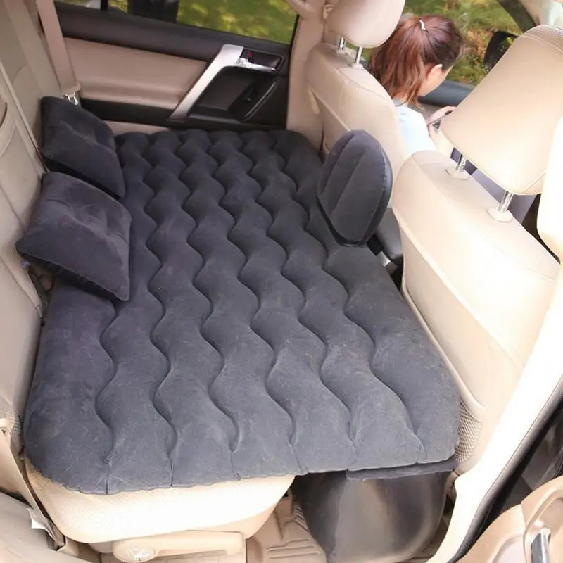 Car Air Mattress Inflatable Back Seat Air Mattress Multifunctional Pump Sleeping Air Bed Reusable Travel Mattress For Traveling