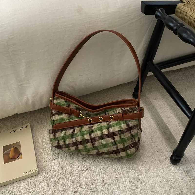 

Новая замшевая сумка в стиле ретро с верхней ручкой, женская маленькая сумка через плечо для хранения, модная текстура в стиле старых денег, простая универсальная сумка на плечо