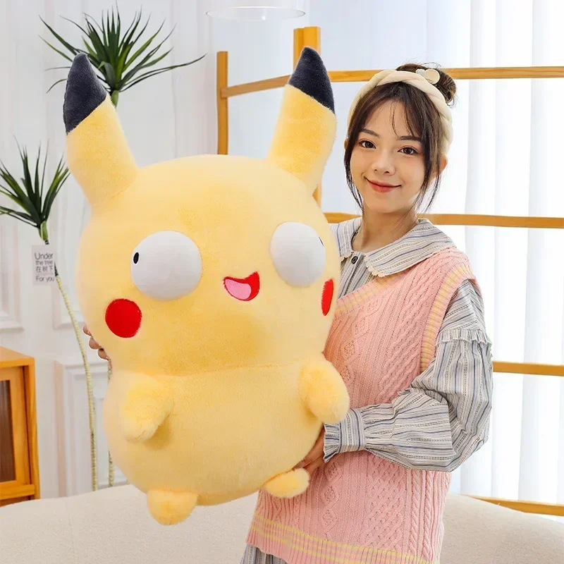 Pikachu Pokemon Plush Toys Large Anime Doll Cute Pillow Charmander Pokémon Bulbasaur Squirtle Stuffed Gift for Kids Christmas