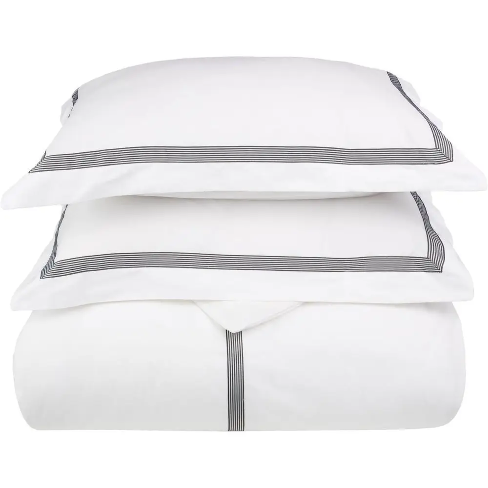 

Комплект пододеяльников Miller Cotton 300 TC, комплект чехлов для одеял, предметы первой необходимости для спальни, полосатый, включает 1 пододеяльник с застежкой на пуговицах