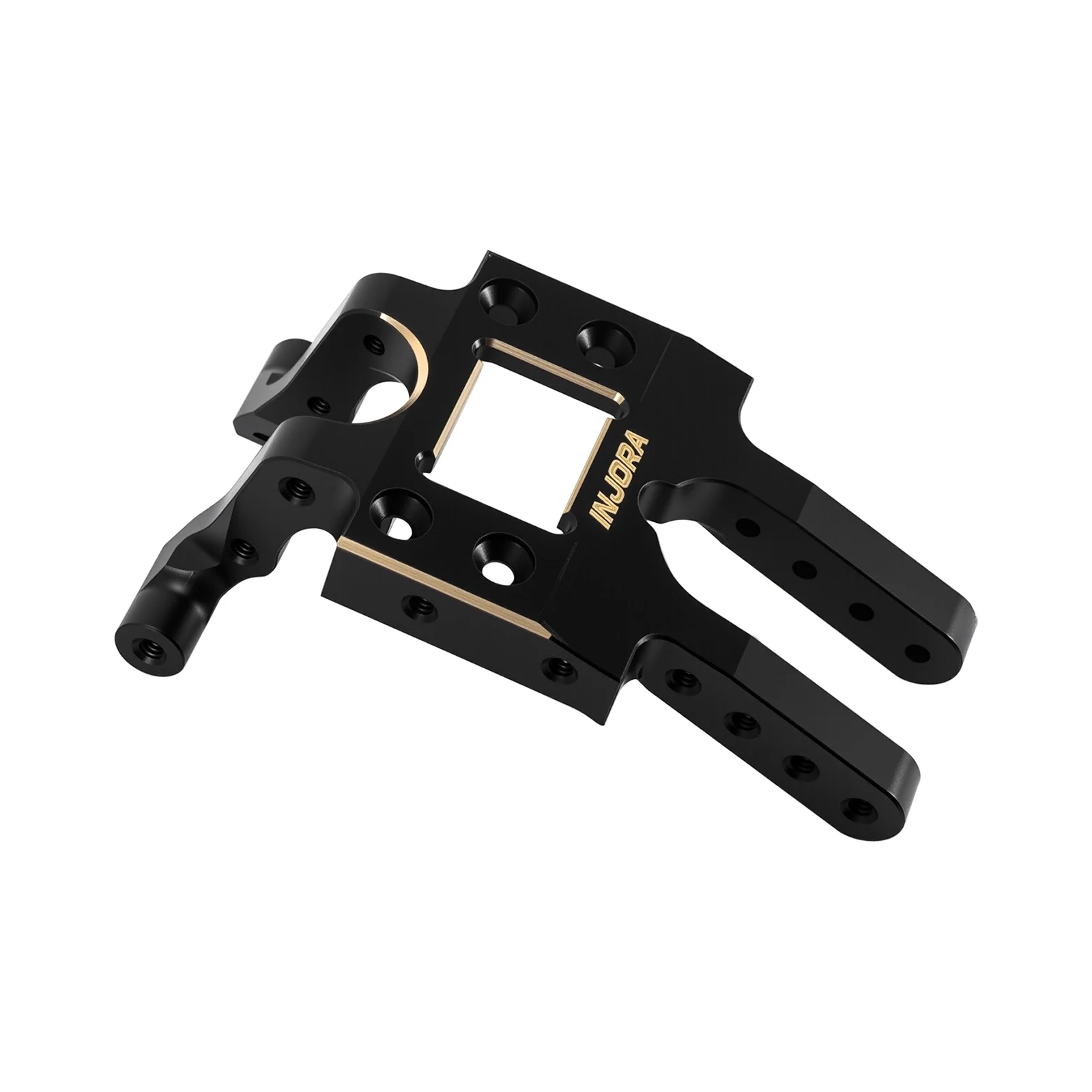 INJORA Black Coating Brass/Aluminum Skid Plate for 1/18 Redcat Ascent-18 APEX