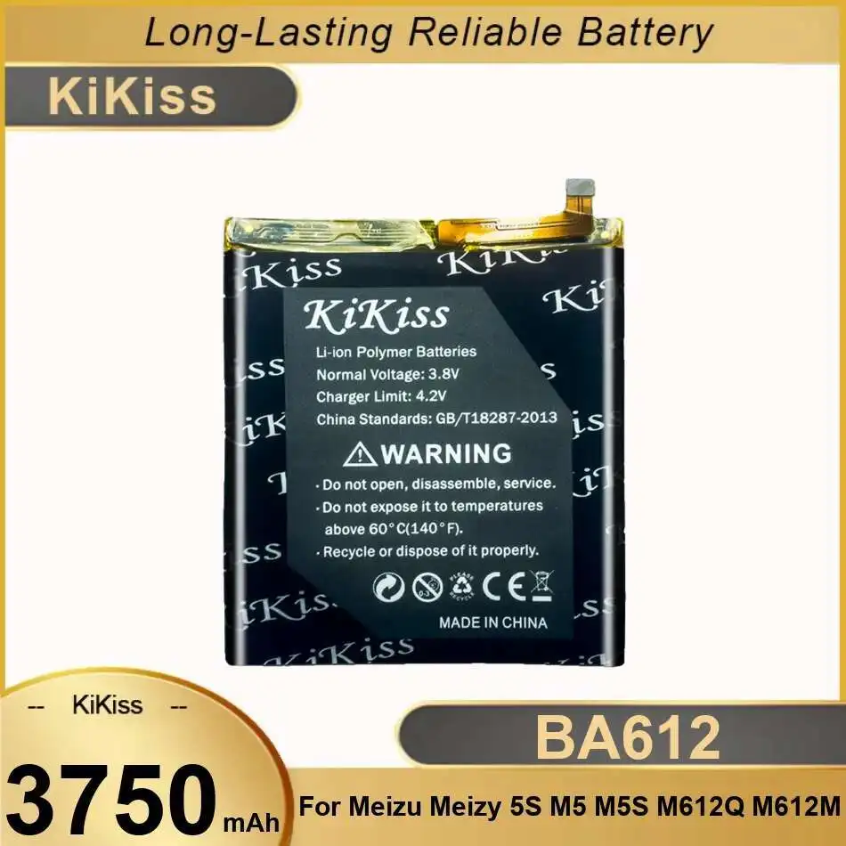 

BA612 High-Capacity For Meizu Meizy 5S M5 M5S M612Q M612M 3750mAh Mobile Phone Battery