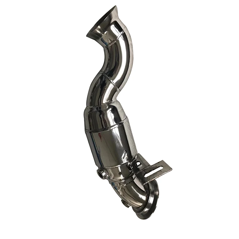 

Suitable for 15-23 Mercedes-Benz C200 C250 C300 W205 downpipe, it is a high performance stainless steel cat exhaust system