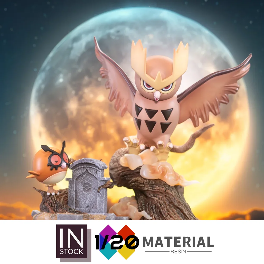 [Stok Tersedia]1/20 Resin Scale World [MOYU] - Hoothoot & Noctowl