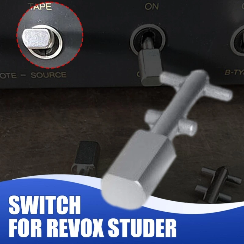 Toggle Switch with Knob  Chrome Rocker for REVOX B77, B710, STUDER A710, PR99 Heavy Rocker Toggle Flick Switch