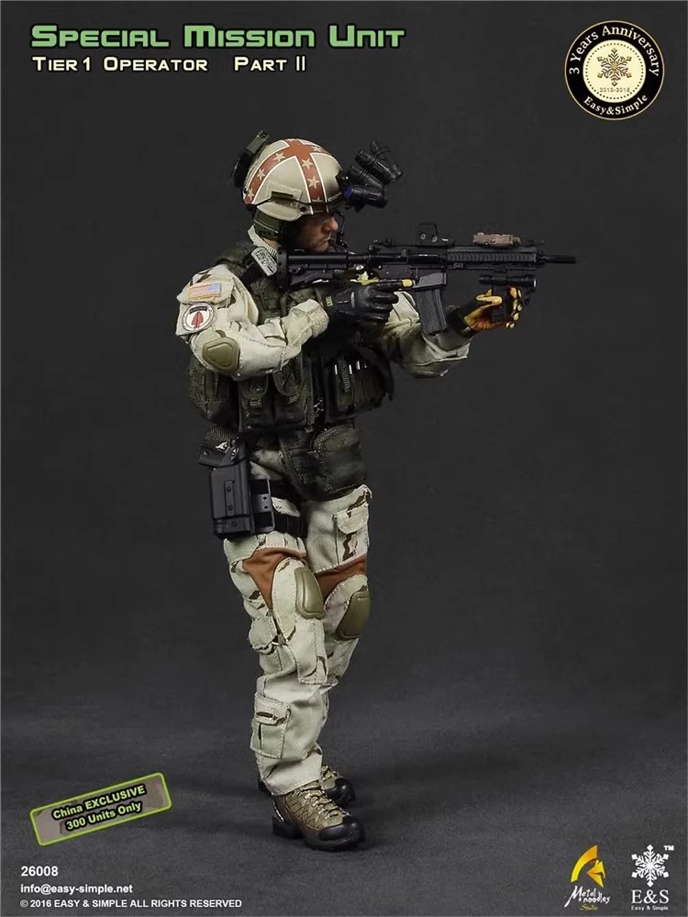 1/6 Easy&Simple Easy&Simple ES 26008 SMU 3th Anniversary Private Operation Soldier Version B Full Set Moveable Action Figure