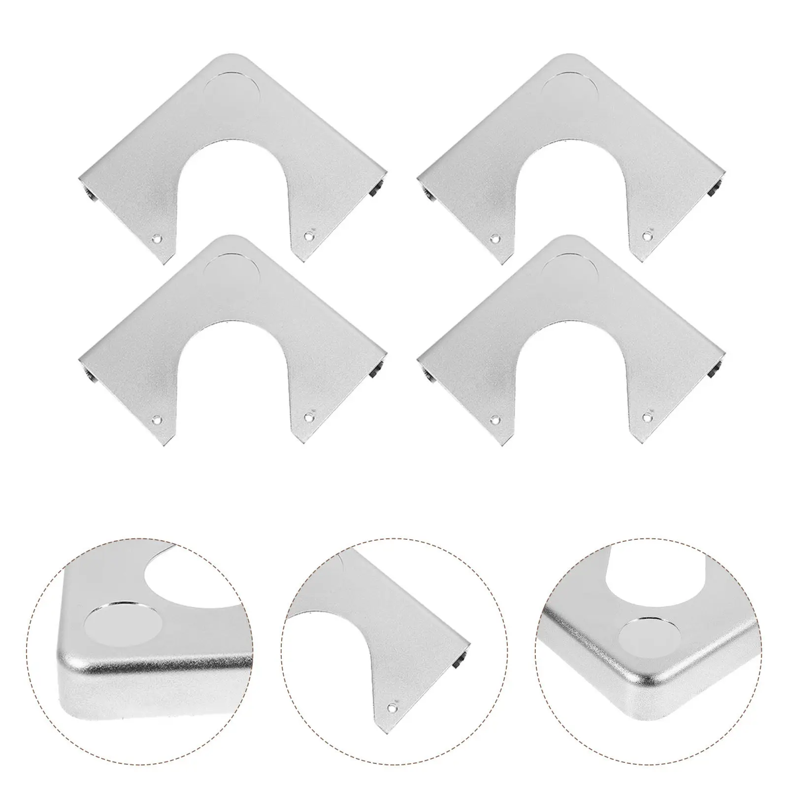 

8 шт. хромированных защитных уголков для бильярдного стола, защита углов для снукера, сменные аксессуары для бильярдного оборудования