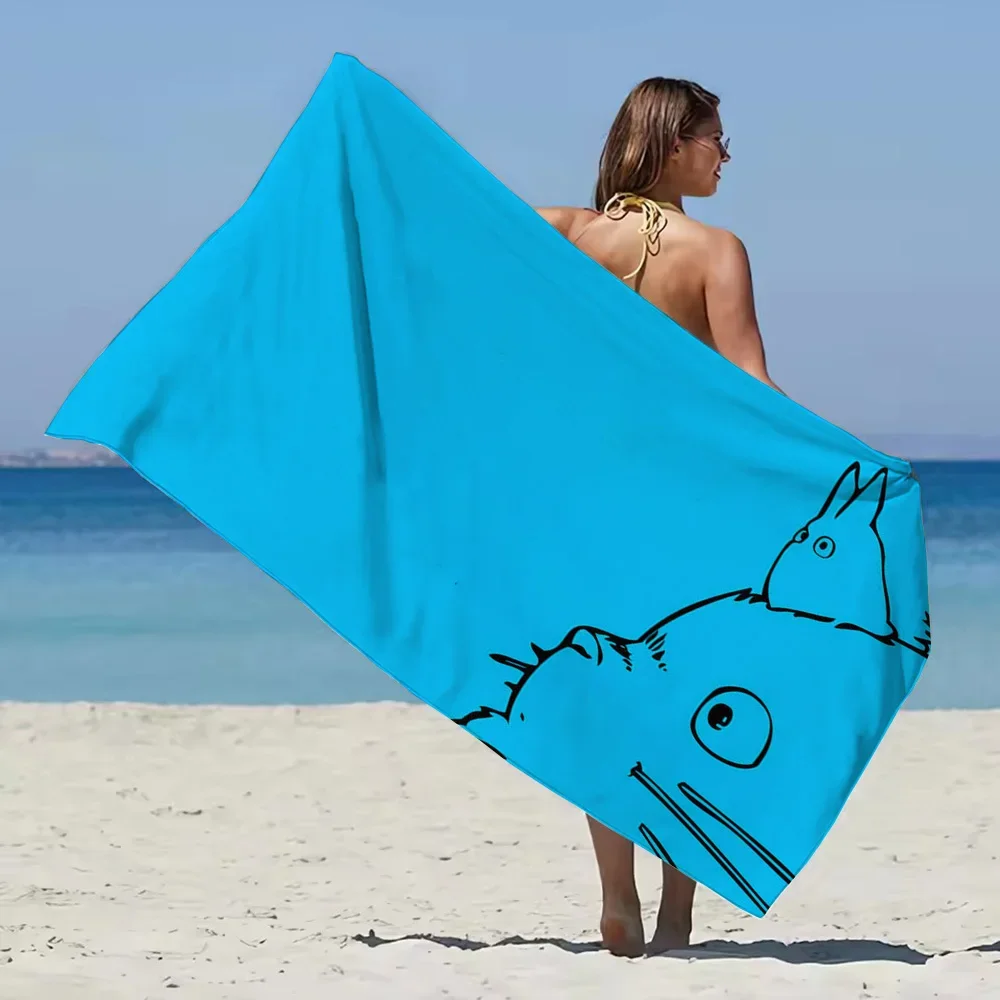 Totoros Quick Dry Towel Dryer Large Cotton Beach Towel Man Stiche Bath Towels Tualla for Salon Gym Towels With Designs Home Fast
