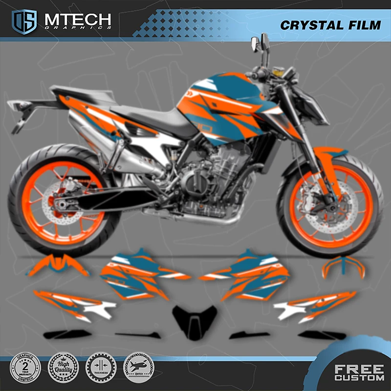 DSMTECH Motorcycle Graphics Decals Stickers Kits For KTM 2018 2019 2020 2021 DUKE 18-21 DUKE 790 890 006