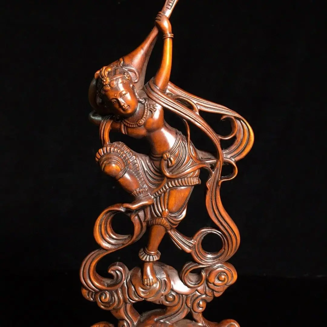 Dancing beauty goddess fairy Statue Figurine Desktop Ornaments Home Decoration Crafts Tea Pet Decor