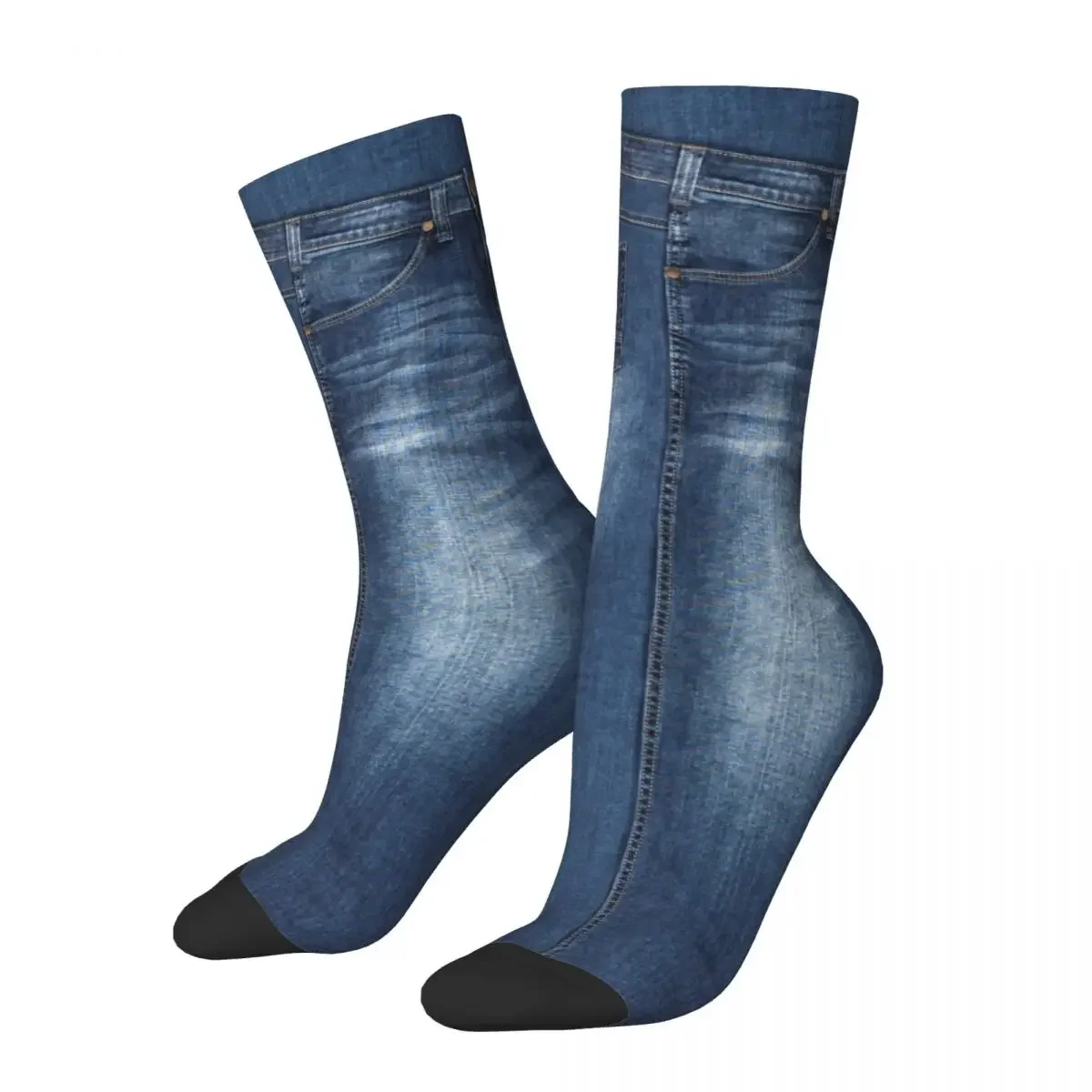 

Socks Blue Jeans Product for Women Cozy Stockings All Season Best Gift Idea