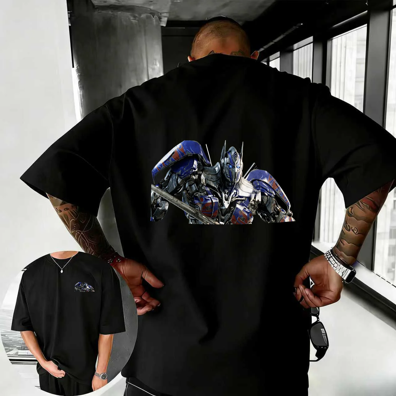 

Трансформеры 2025-26, летняя детская футболка унисекс с графическим принтом из 100% хлопка Hasbro, повседневная дышащая свободная футболка Y2k.