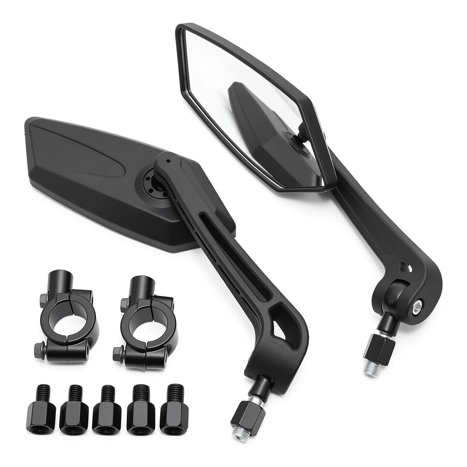 Bike Rear View Mirror Reflector Adjustable Rotatable Handlebar Mirror Clear Rearview Electric Scooter Cycling Bicycle Accessorie