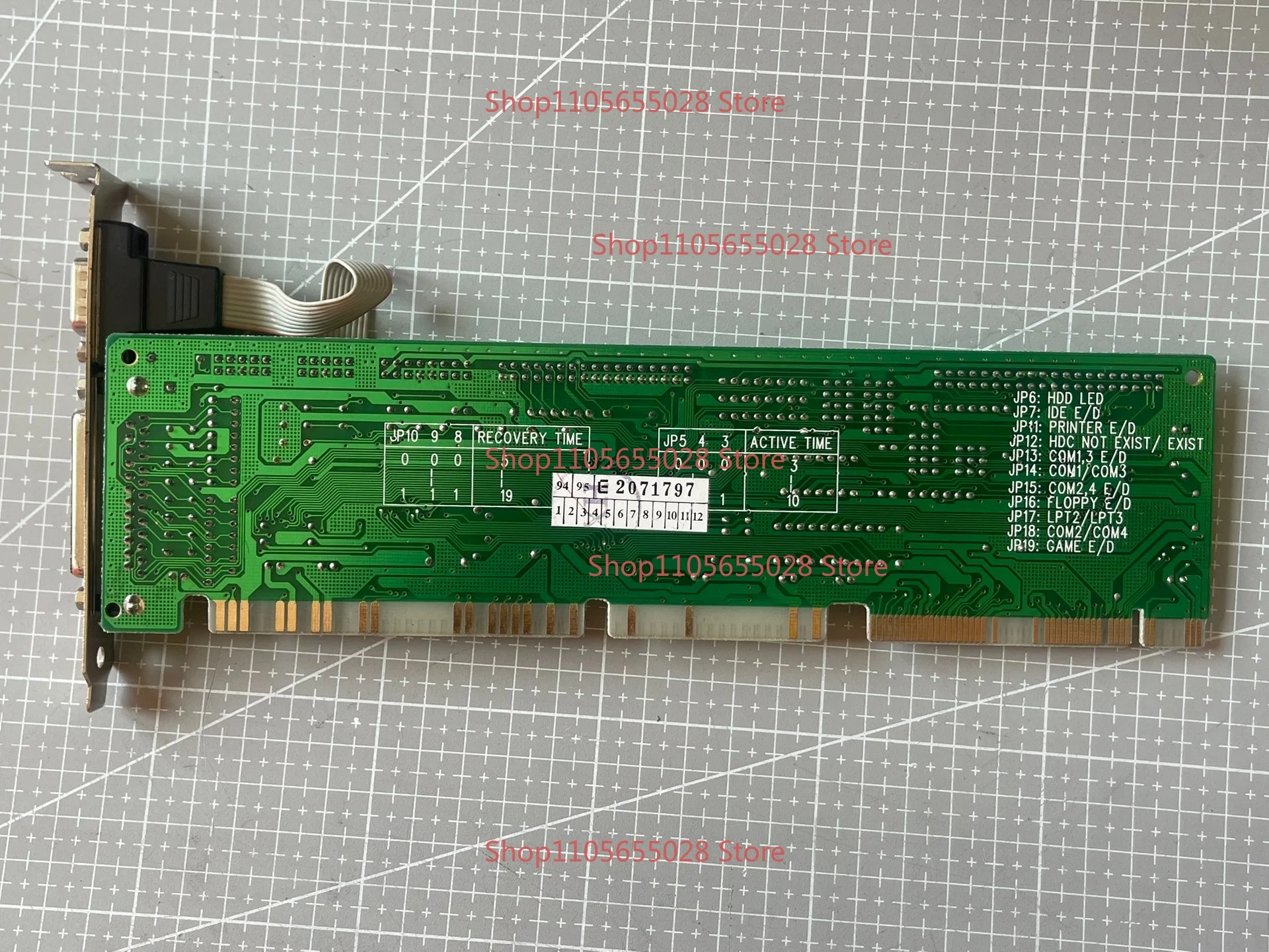 For UMC 486 VESA 32-bit multi-function expansion card 1 ide port, floppy drive port, com port x2
