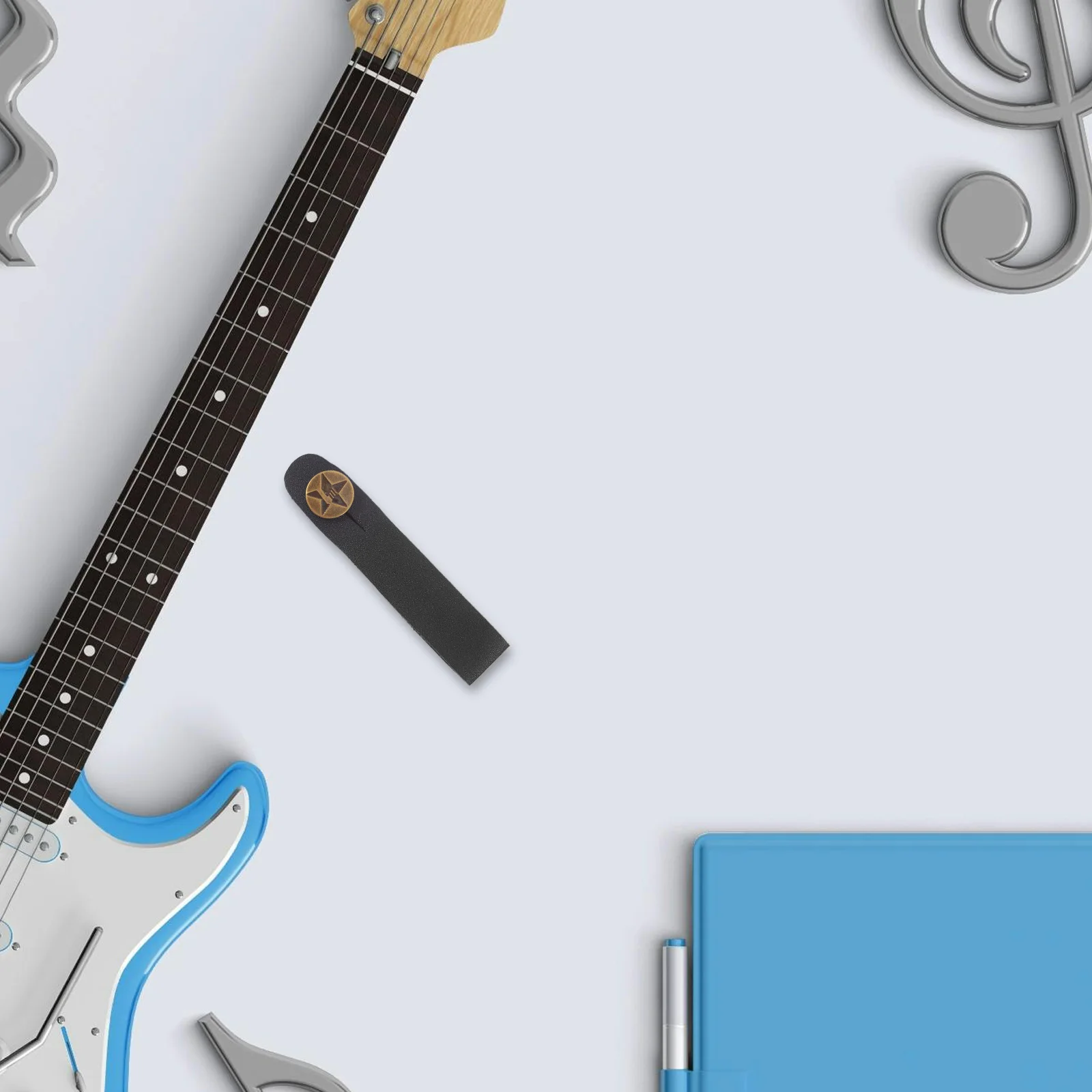 

Guitar Headstock Strap Set Adjustable Non-Slip Buckle Comfortable Material For Ukulele Bass Locking Strap Guitar Accessories