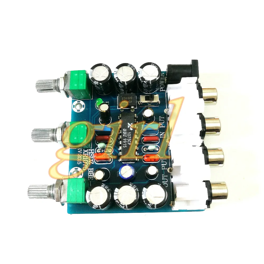Placa pretono XR1075, procesador de audio digital BBE, placa amplificadora de potencia TDA7850 ajustable